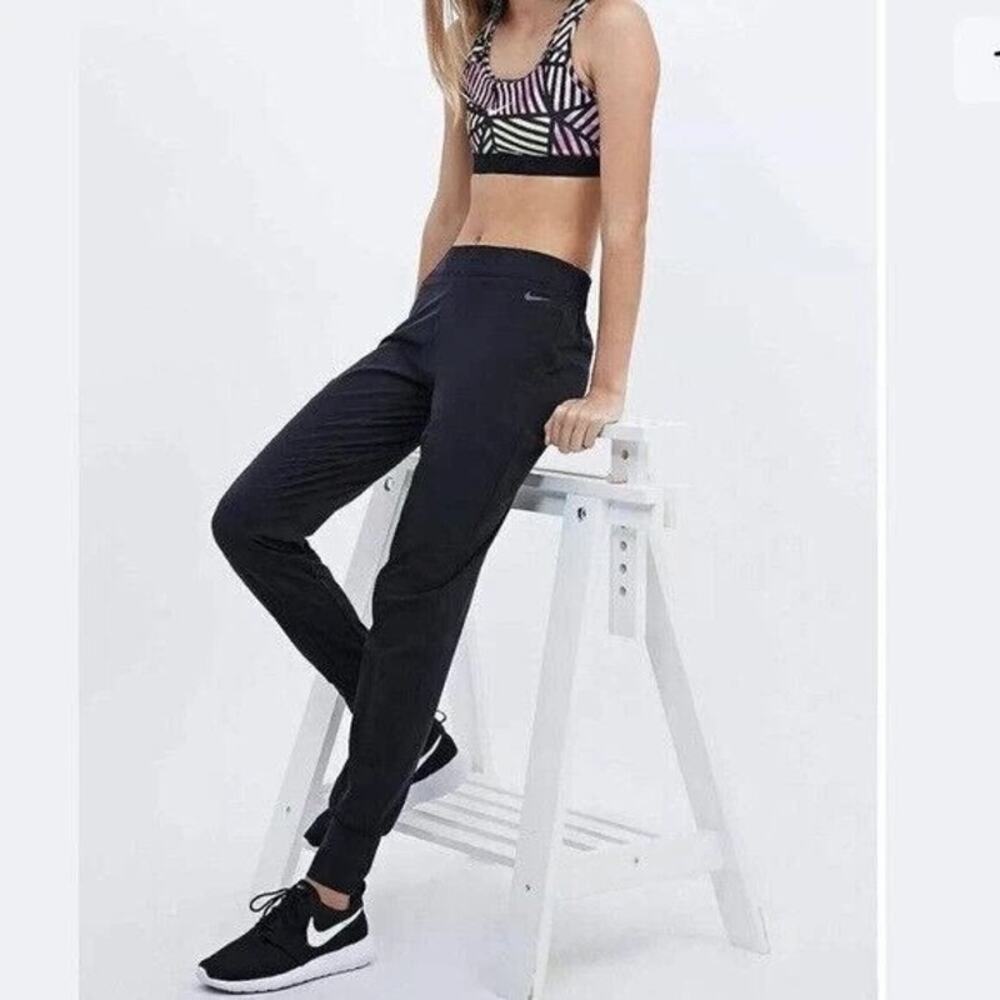 Nike Woven Bliss Pants Women's Size XS Black Dri-FIT Skinny Joggers 642536-010
